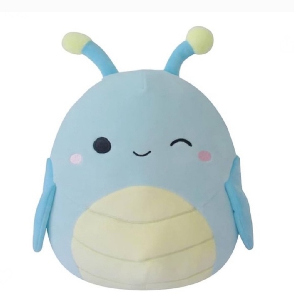 11" Summer 2023 Squishmallows Giles The Blue Grasshopper Brand New Release HTF